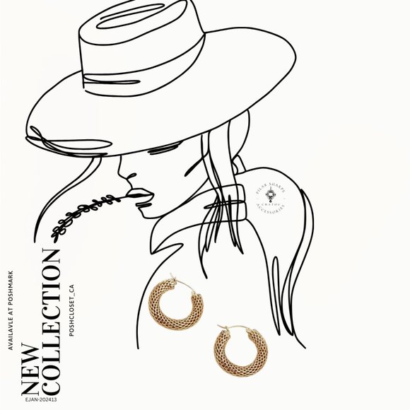 Bold Stainless Steel Hoops - Picture 2 of 2